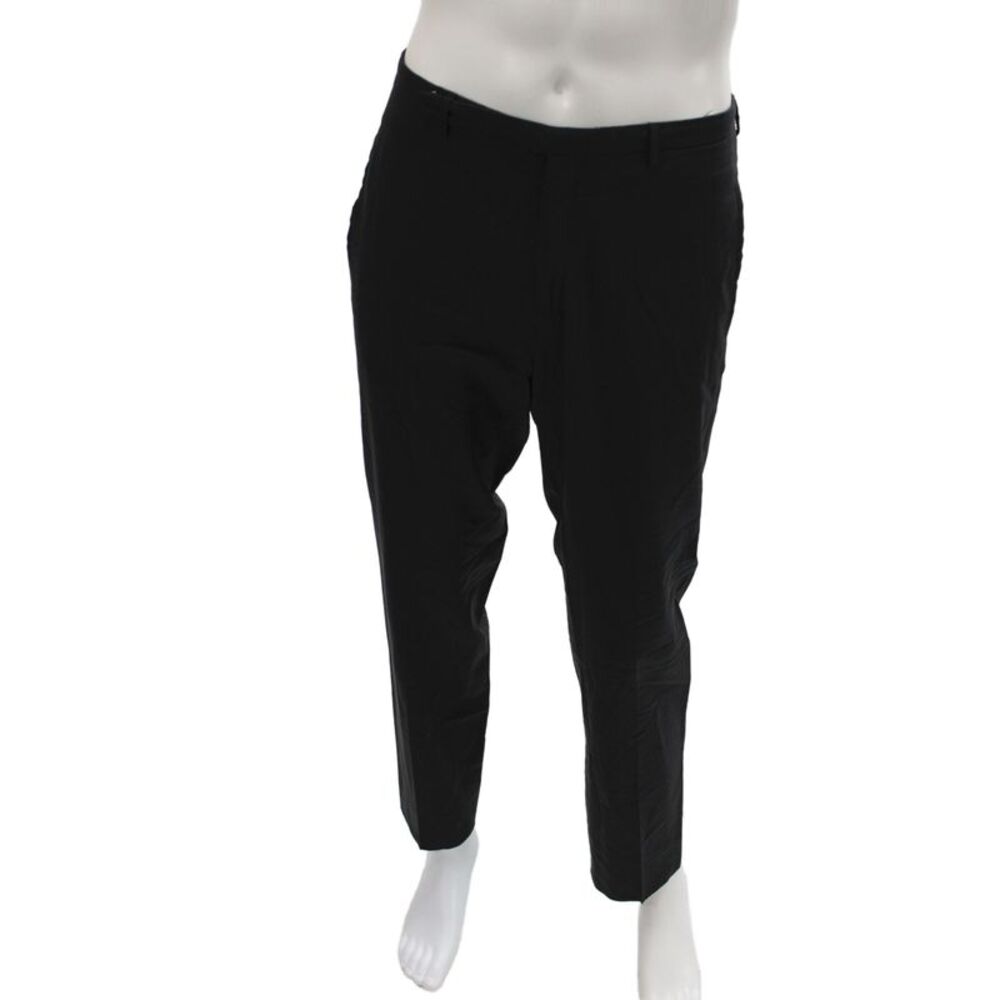 Prada Mens Black Virgin Wool Dress Pants 32 Inseam Size 48